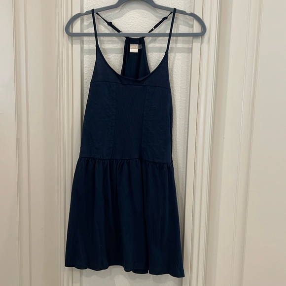 Roxy summer dress in navy size small - Picture 1 of 6
